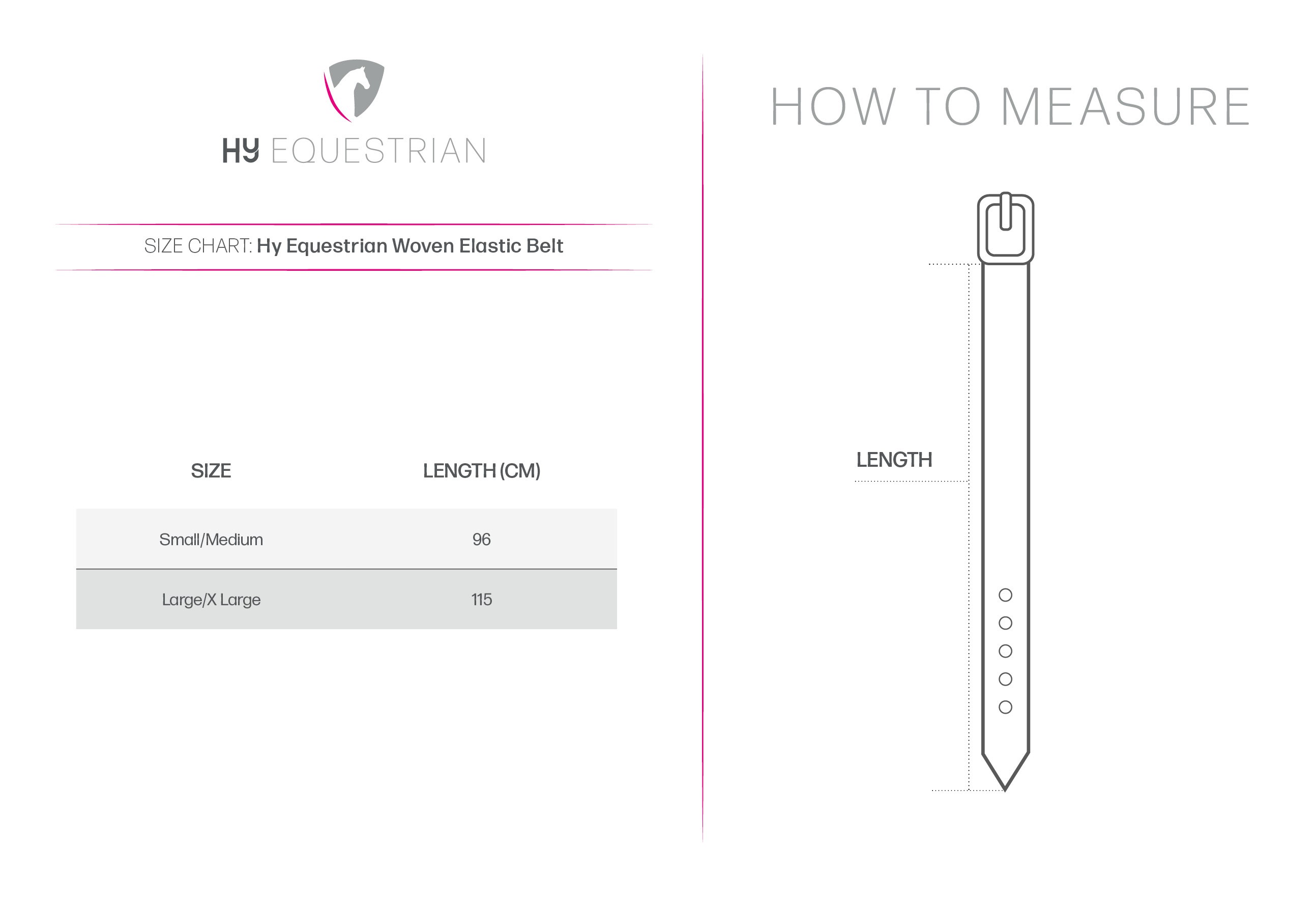 Hy Equestrian Hy Equestrian Woven Elastic Belt